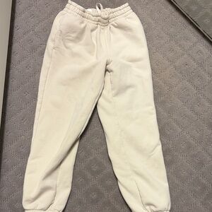 Athleta Kids Cream Sweatpants